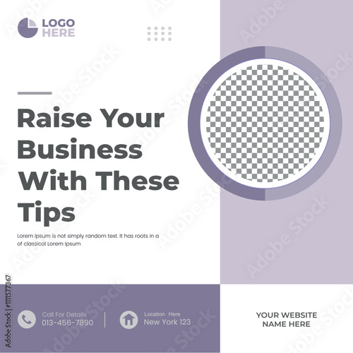 Professional Social Media Post Template Design for Businesses and Influencers 