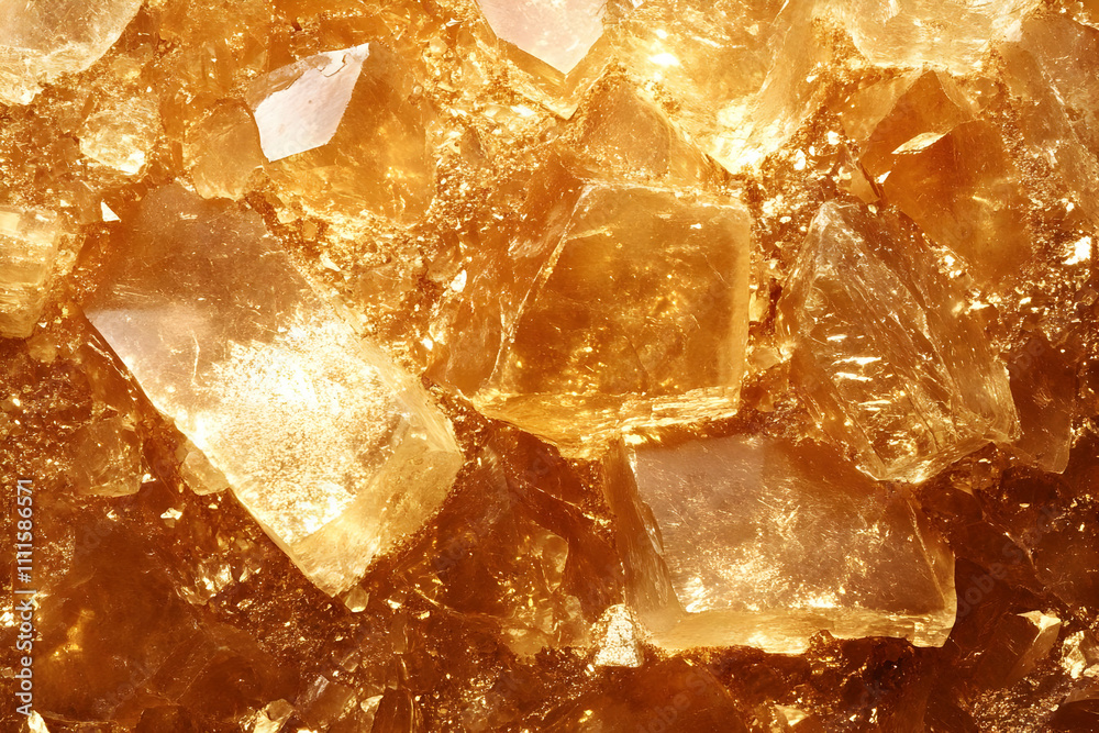 Golden Crystal Abstract Background Image Golden Crystal Abstract Background Image