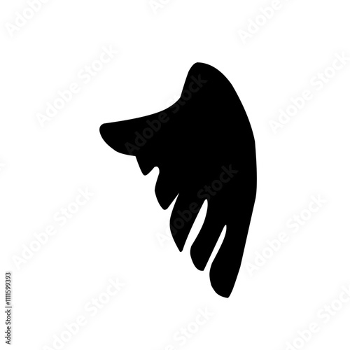 Wing silhouette icon photo