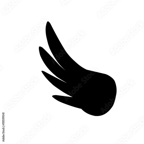 Wing silhouette icon photo