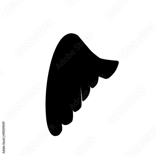 Wing silhouette icon photo