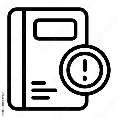 Book Line Icon