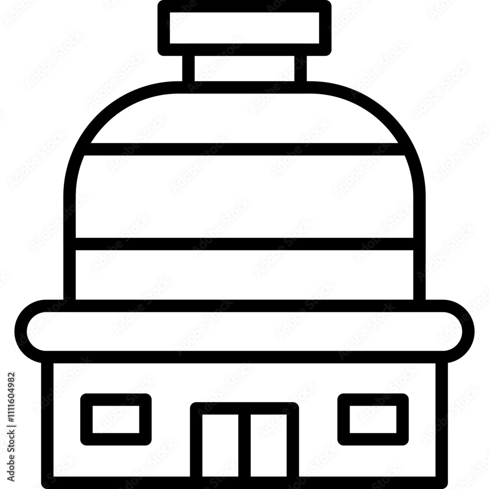 Obraz premium Observatory Icon