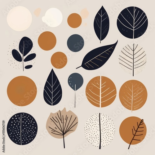 NeoNature: Modern Abstract Plant Illustrations
 photo