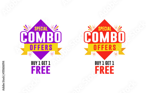 Special Combo Offers Dangler Sticker Logo Unit