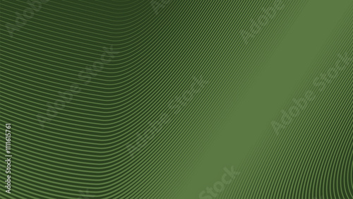 Abstract green army background with curve stripes line for backdrop or presentation