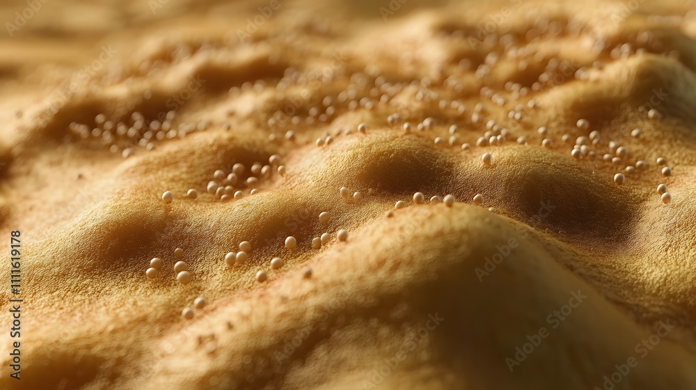 Obraz premium Microscopic view of hair follicles reveals intricate details of human biology, showcasing the complexity and beauty of natural growth processes.
