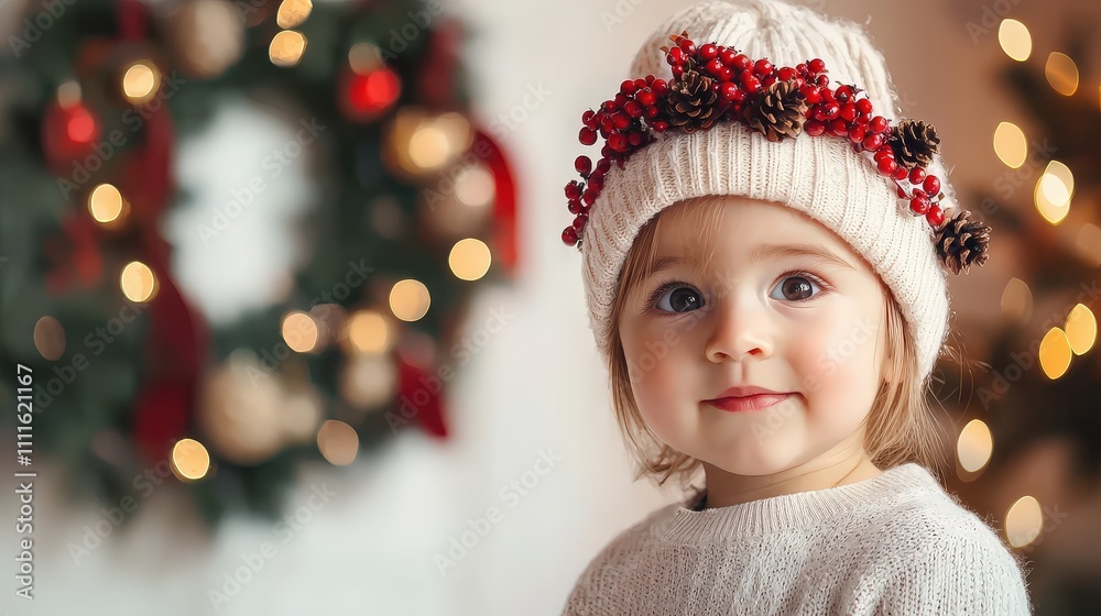 A white door with a stunning Christmas wreath decorated with vibrant red berries, pinecones, and a velvet ribbon, bringing holiday cheer to an inviting entrance A white door with a stunning Christmas wreath decorated with vibrant red berries, pinecones, and a velvet ribbon, bringing holiday cheer to an inviting entrance