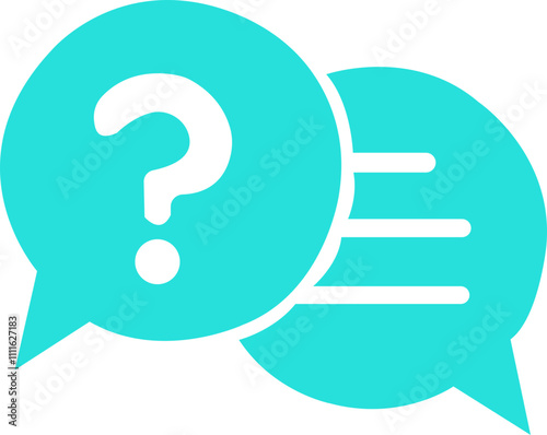 Comment question line icon.question and answer pictogram. inquire bubble. ask or request sign.Question mark in a speech bubble icon set, vector illustration on white background.