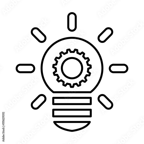 Smart icon in line style