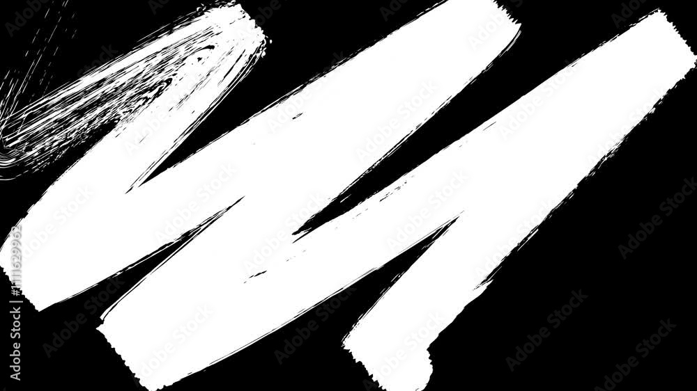 5 Paint Brush Transitions with Transparent Background - Paint brush effects for making transition between video footage