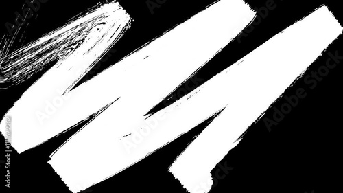 5 Paint Brush Transitions with Transparent Background - Paint brush effects for making transition between video footage