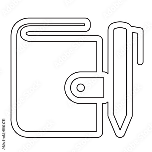 Font icon in line style