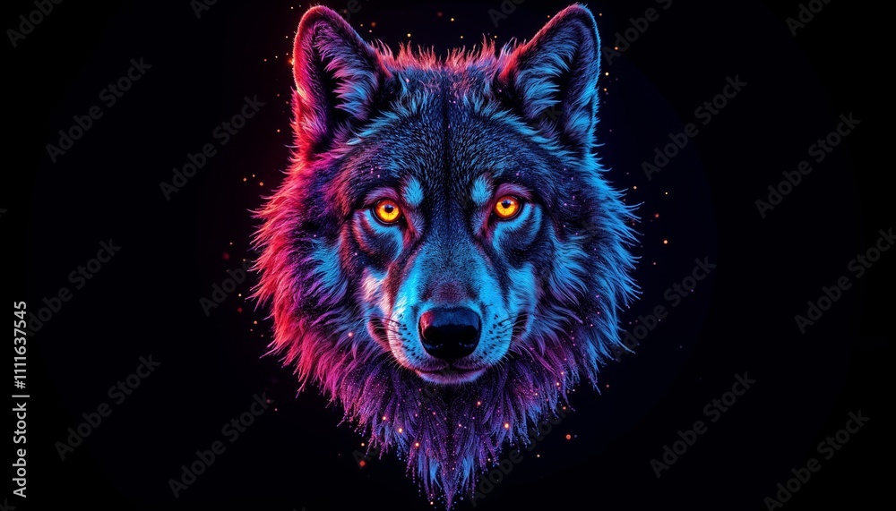 wolf in the night