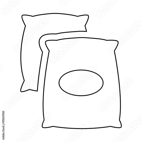 Fertilizer icon in line style
