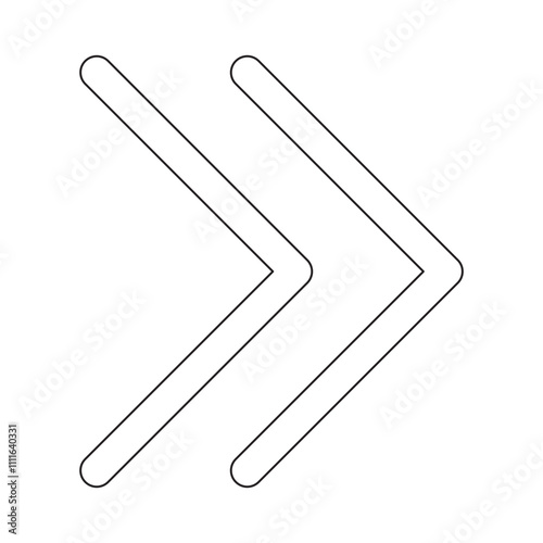 Speed icon in line style
