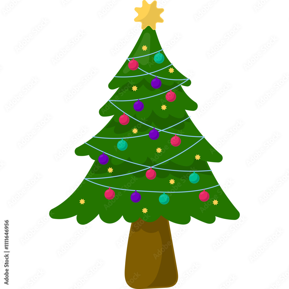 Christmas Tree Illustration Christmas Tree Illustration