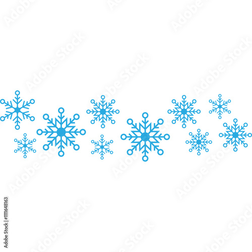 Snowflakes Border Decoration