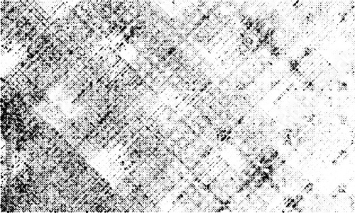 Newspaper with old grunge vintage unreadable halftone text paper texture vector background