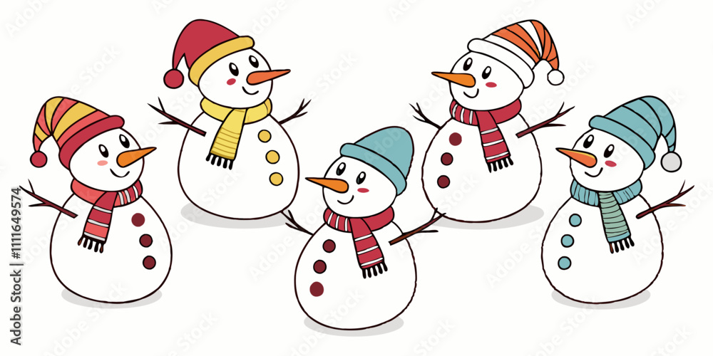 snowman with a scarf snowman with a scarf