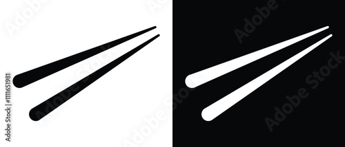 Chinese chopsticks icon. chopsticks flat vector icon. Simple  logo icon design vector illustration. chopsticks vector icons for web design isolated on white background. eps 10