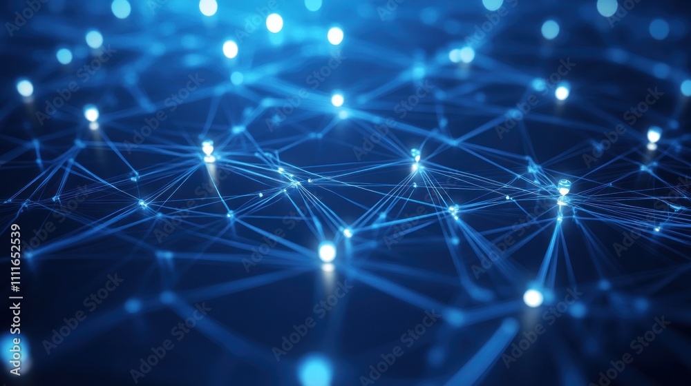 Abstract Network Visualization Abstract Network Visualization