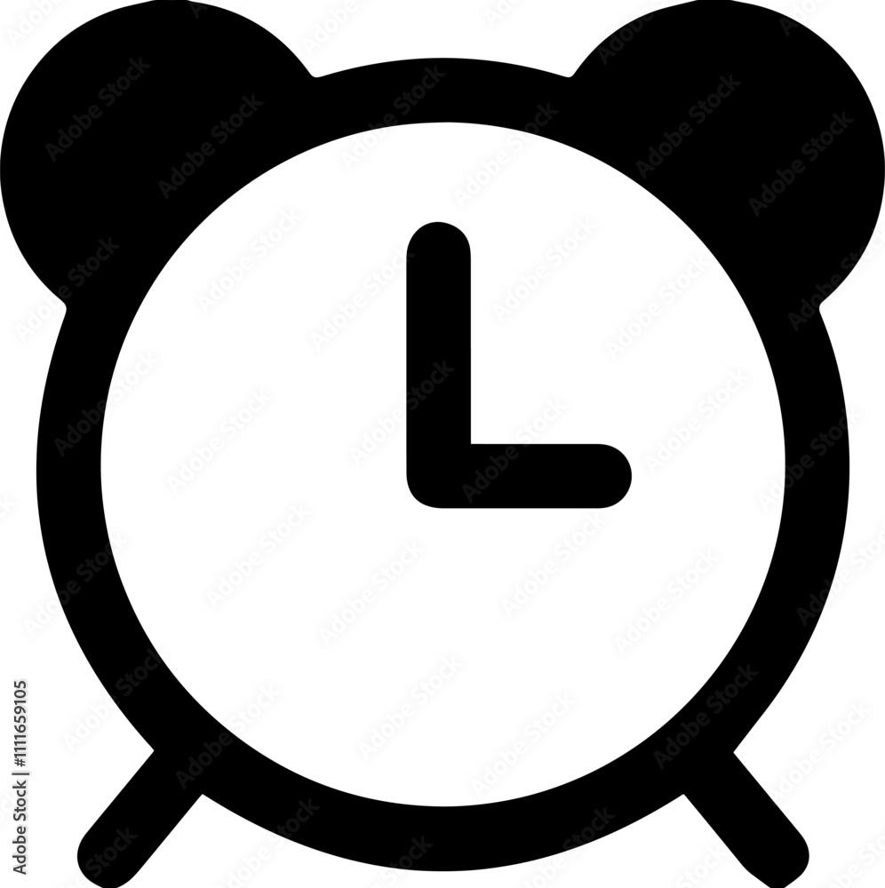 old alarm clock icon design. old alarm clock icon design.
