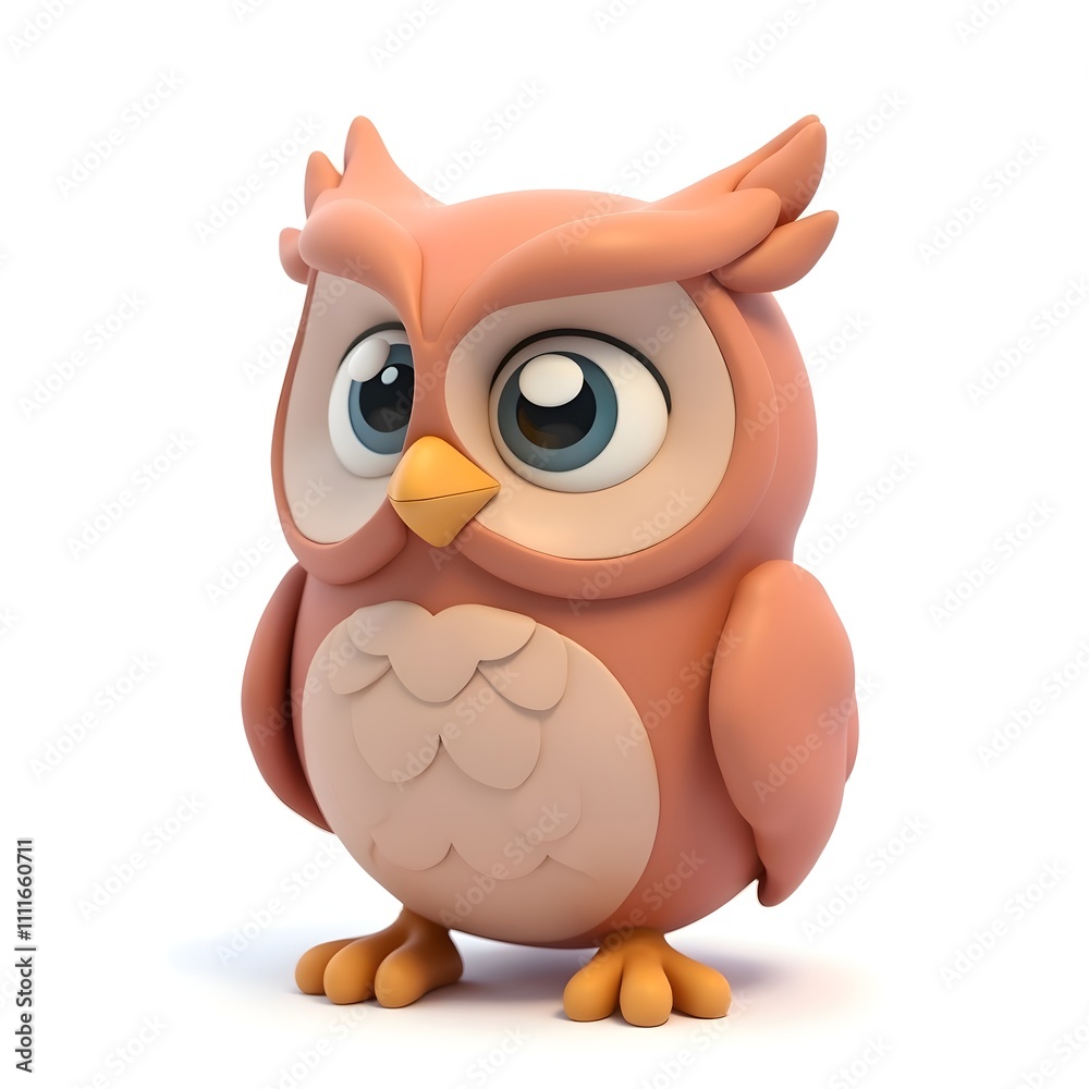 Wise Brown Owl Cartoon
Wise Brown Owl Cartoon