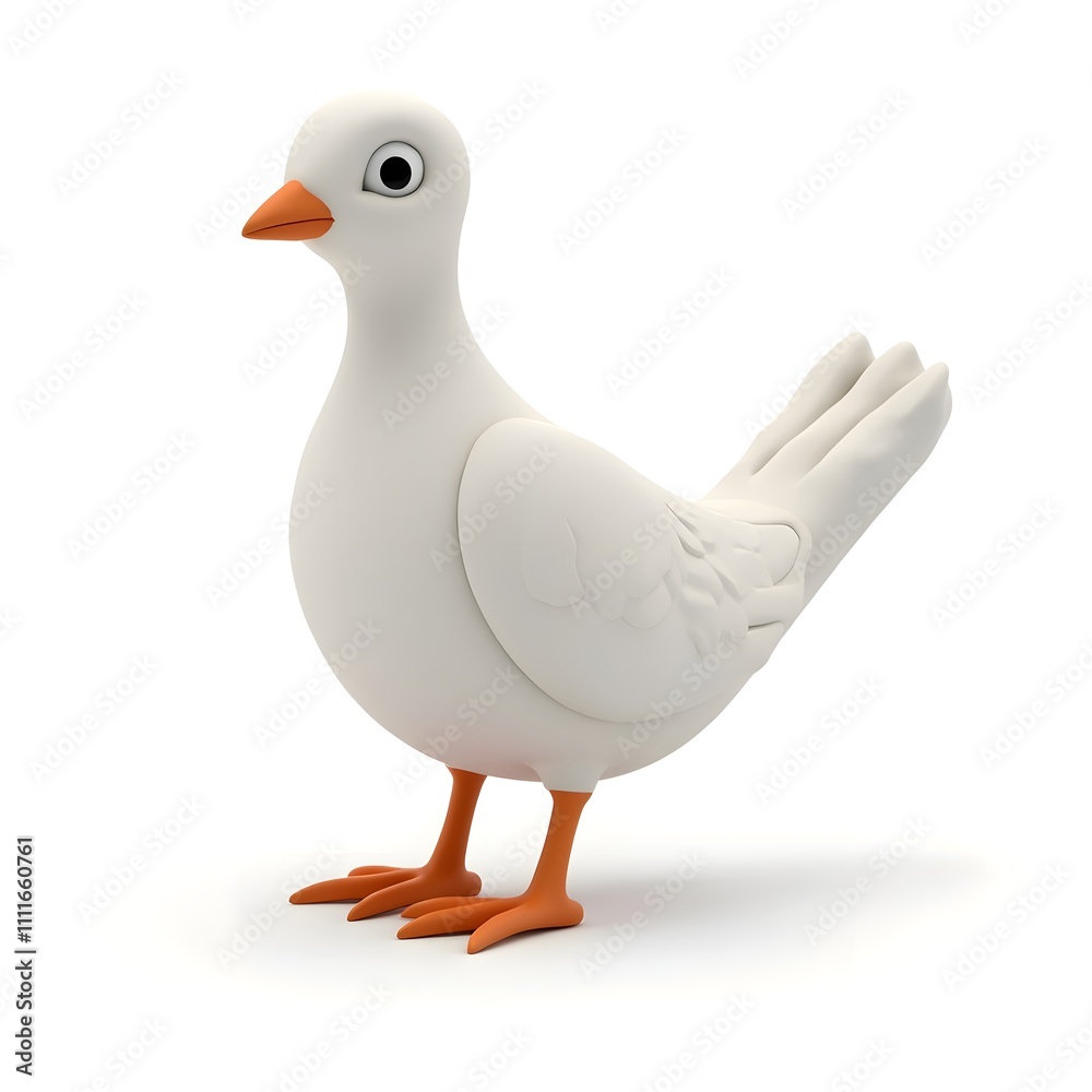 Elegant White Dove Design
Elegant White Dove Design