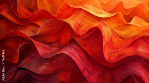 Flowing red and orange lines create a dynamic and visually appealing abstract pattern, perfect for backgrounds and design projects