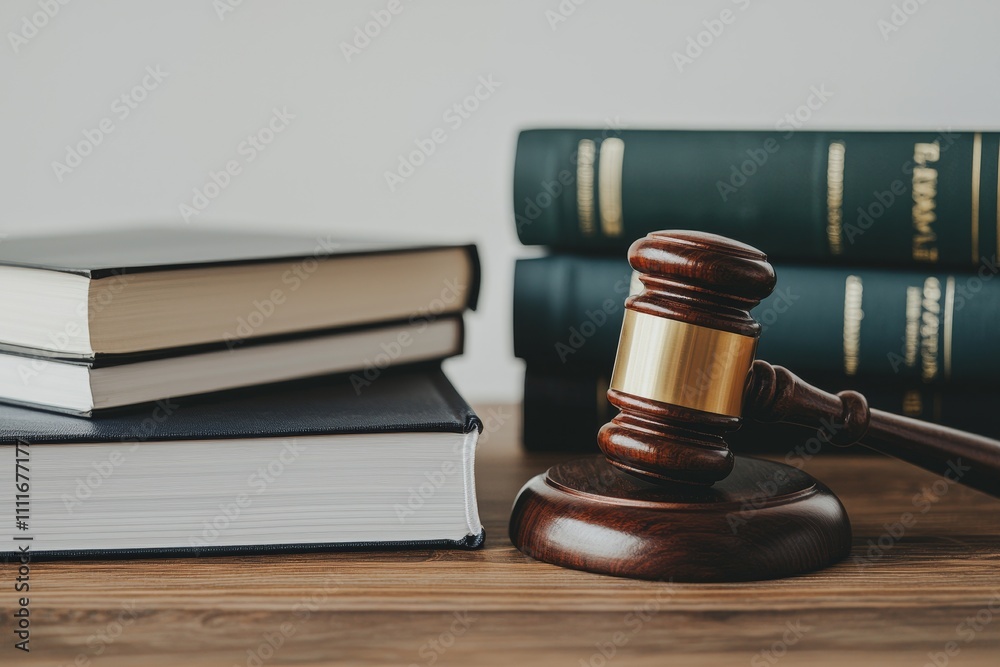 Law with healthcare and medicine concept. Legal books and a gavel on a wooden surface. Law with healthcare and medicine concept. Legal books and a gavel on a wooden surface.