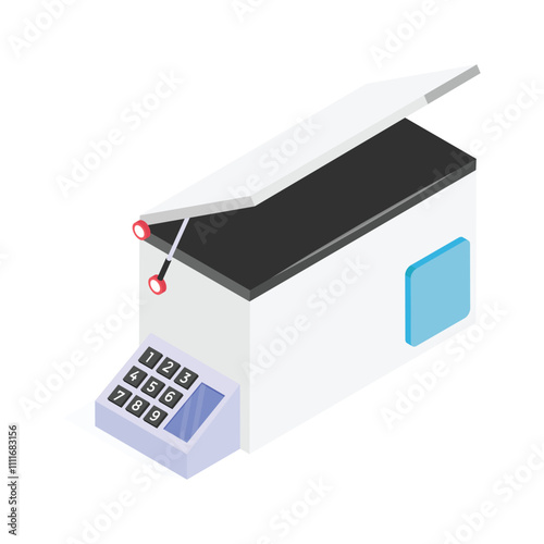 Vacuum sealed printer for sensitive material printing