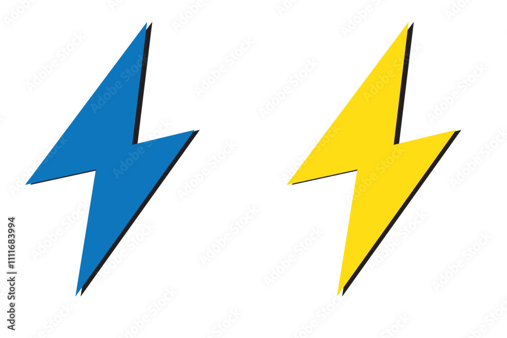 lightning bolts glyph. Vector lightning icon. A design element for a website, application, social networks lightning bolts glyph. Vector lightning icon. A design element for a website, application, social networks