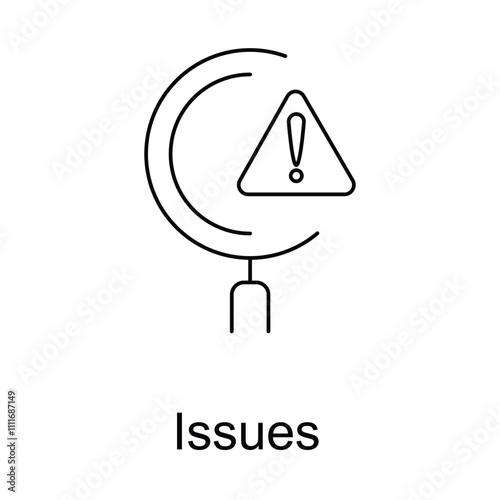 Issues Icon. Vector Icon Design