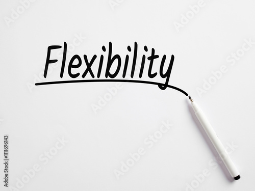 Flexibility or adaptability concept. Being flexible.