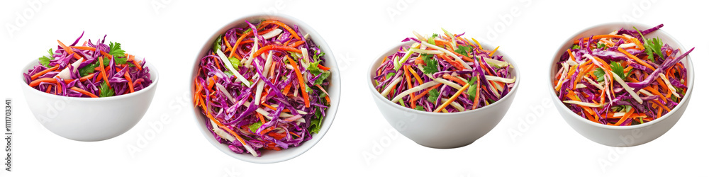 Vibrant Rainbow Vegetable Slaw Salad in a Bowl Showcasing a Colorful Blend of Ingredients for a Healthy Flavorful and Visually Appealing Meal or Side Dish Vibrant Rainbow Vegetable Slaw Salad in a Bowl Showcasing a Colorful Blend of Ingredients for a Healthy Flavorful and Visually Appealing Meal or Side Dish