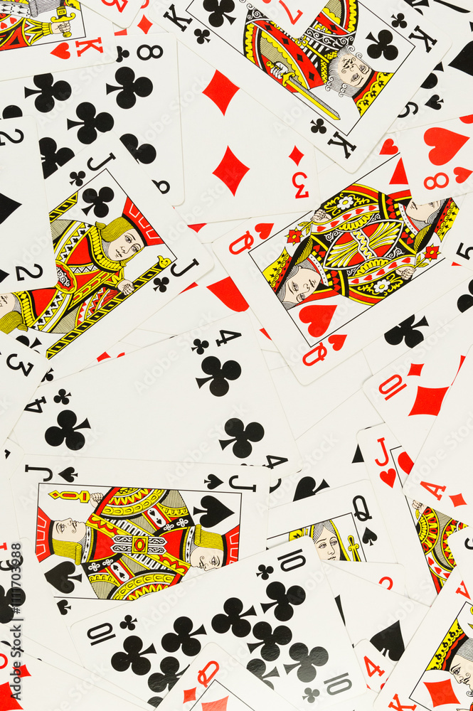 Playing cards background. Lot of cards, board game, poker. Copy space, flat lay. Playing cards background. Lot of cards, board game, poker. Copy space, flat lay.