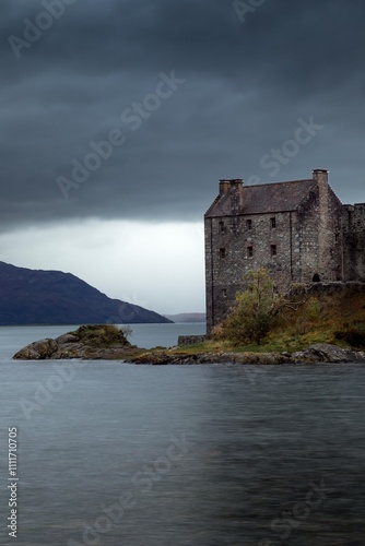 Eilean Donan Castle with moody atmosphere - Scotand