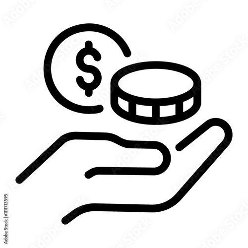 generosity Line Icon