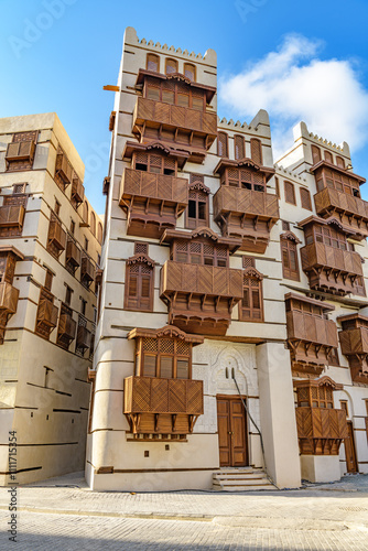 Al-Balad is the historical area of Jeddah, the second largest city of Saudi Arabia.