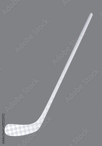 Photography White hockey sticks . vector illustration