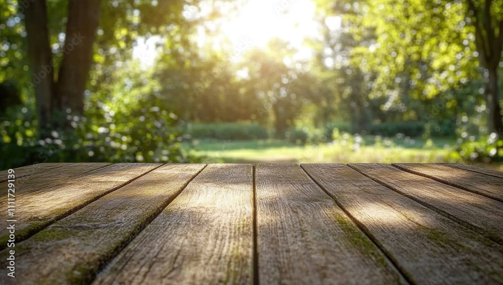 Wooden Table in Sunny Forest: Nature's Serenity, Peaceful Outdoors, Tranquil Escape, Summer Vibes, Relaxing Atmosphere, Green Leaves, Sunlight Beams, Natural Beauty, Scenic View, Wooden Texture Wooden Table in Sunny Forest: Nature's Serenity, Peaceful Outdoors, Tranquil Escape, Summer Vibes, Relaxing Atmosphere, Green Leaves, Sunlight Beams, Natural Beauty, Scenic View, Wooden Texture