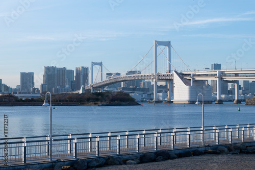 Rainbow Bridge in Odaiba, Tokyo