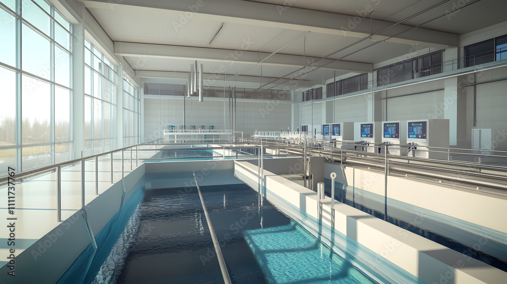A Detailed Graphic of a Modern Water Treatment Facility Showcasing Innovative Filtration Technologies and Water Quality Assurance Measures A Detailed Graphic of a Modern Water Treatment Facility Showcasing Innovative Filtration Technologies and Water Quality Assurance Measures