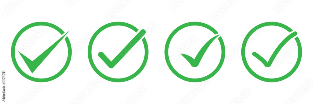 Right mark icon fill isolated on white. tick symbol. confirm symbol. green tick sing. Right mark icon fill isolated on white. tick symbol. confirm symbol. green tick sing.