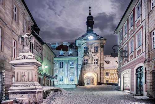 Bamberg at night #1111752395