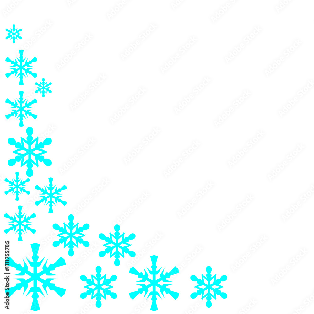 Snowflake Decoration Corner Snowflake Decoration Corner