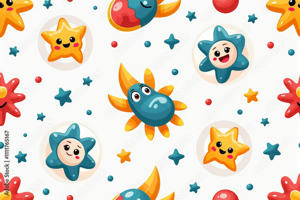 pattern with a mix of floral and geometric elements pattern with a mix of floral and geometric elements