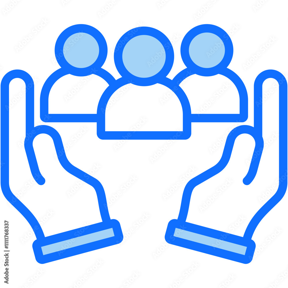 Obraz premium Team Diversity Icon