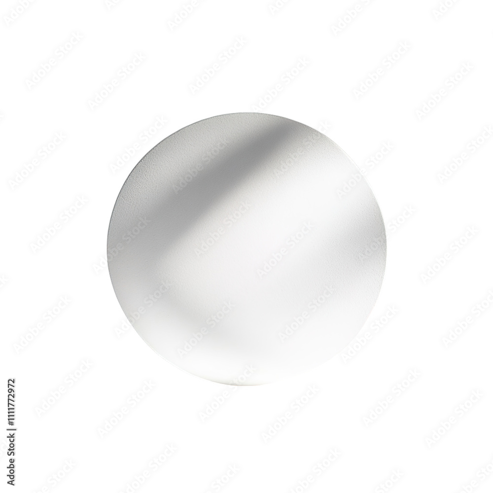 white egg on white background